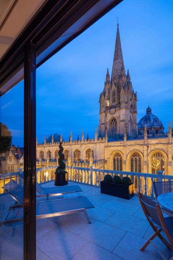 Old Bank Hotel Oxford Kültér fotó The view from the hotel's rooftop
